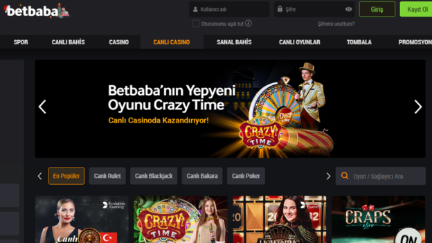 Betbaba casino sitesi