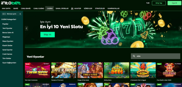 İntobet casino sitesi